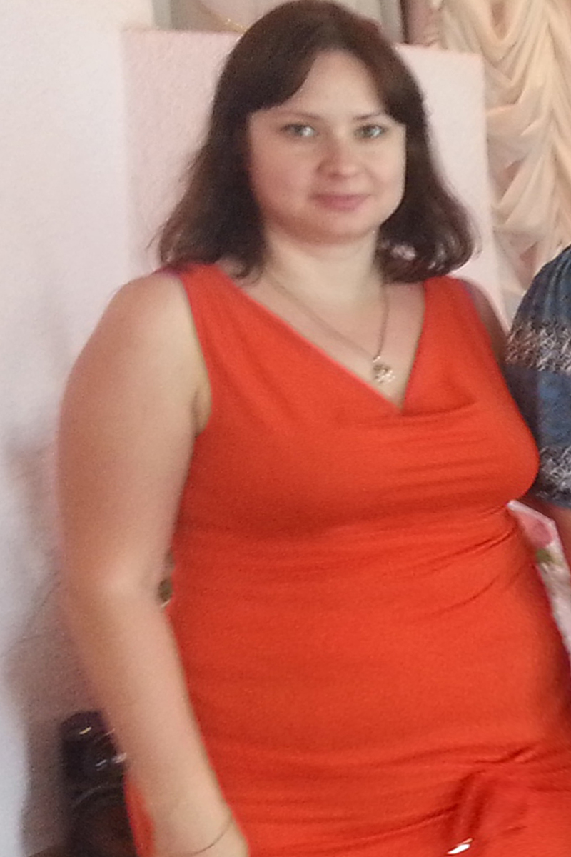 Олеся Самчук до похудения в центре снижения веса