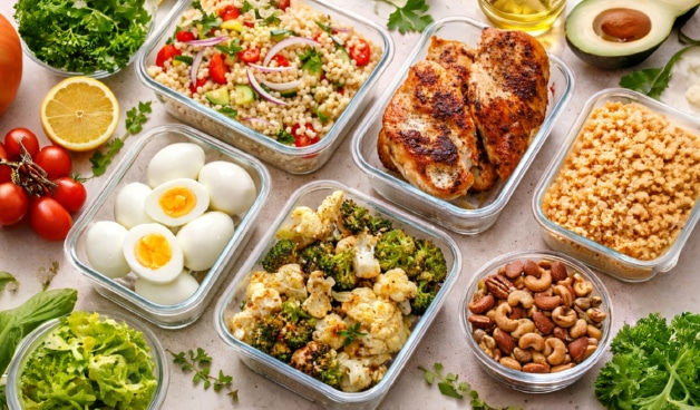 готовое питание для снижения веса с контролем калорий и сбалансированным БЖУ