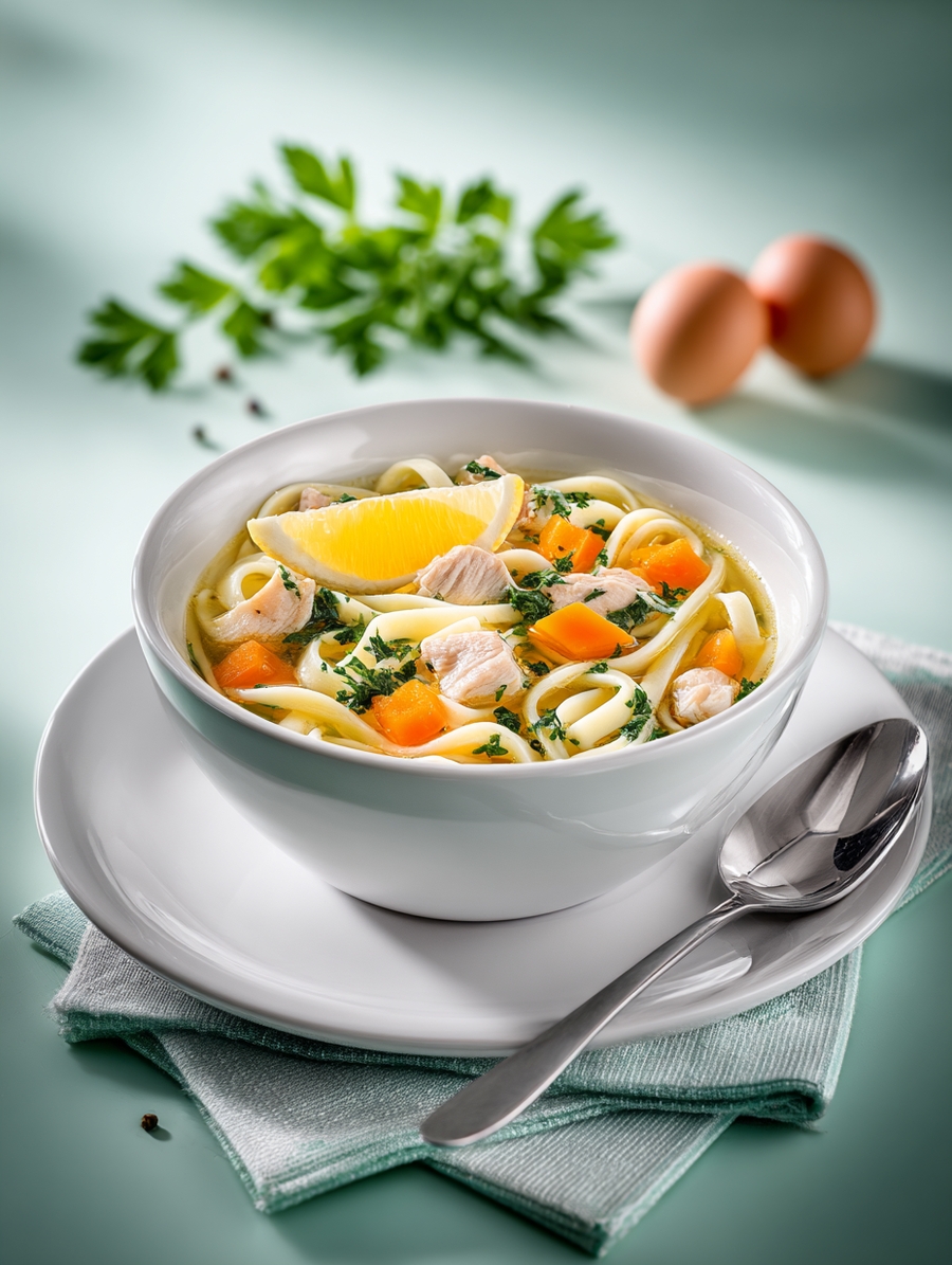 готовое блюдо Итальянская куриная лапша для правильного питания это норма