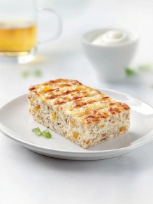 завтрак Запеканка гречневая с творогом и курагой меню thenorm