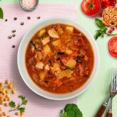 Щи из свежей капусты (постный)